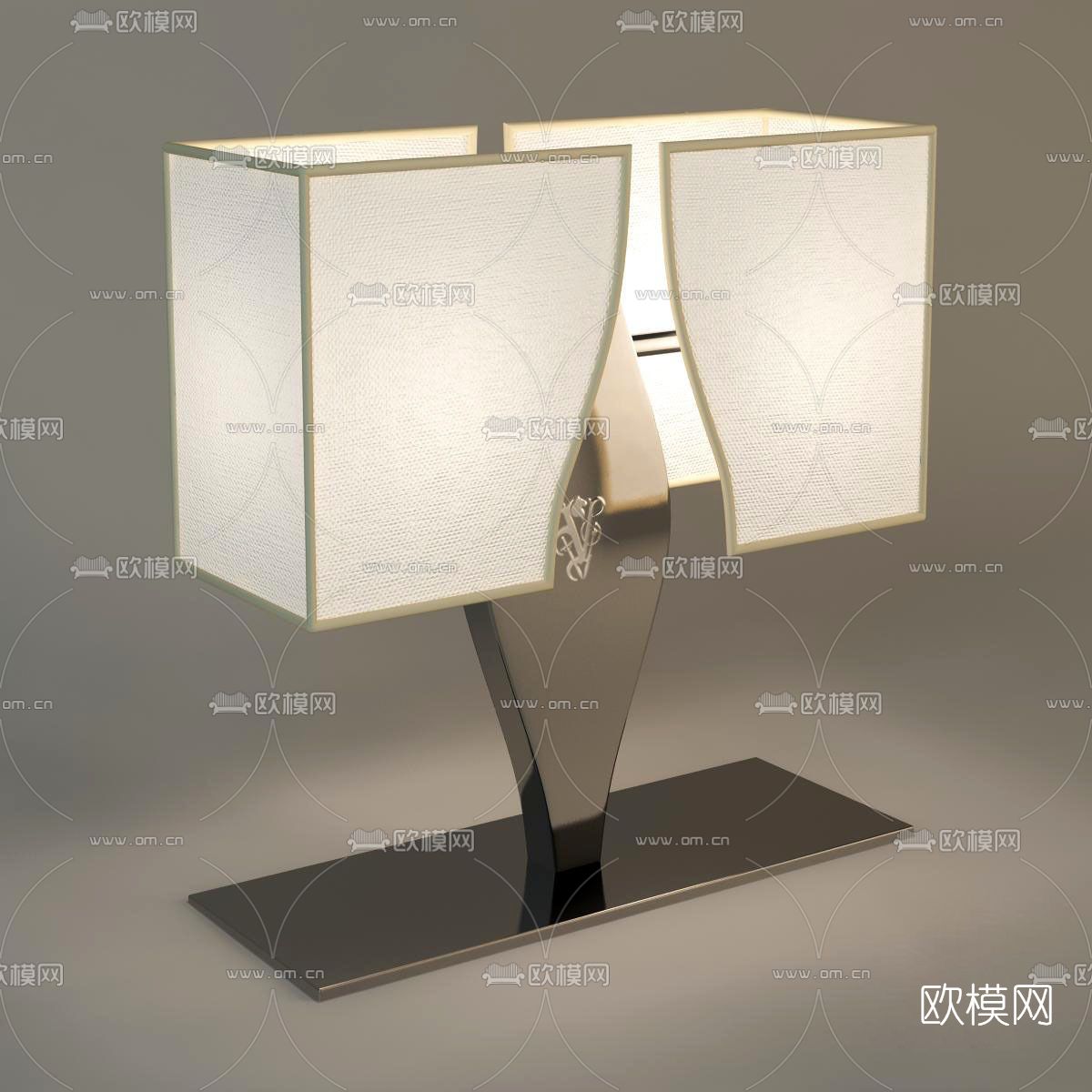 现代台灯免费3d模型下载