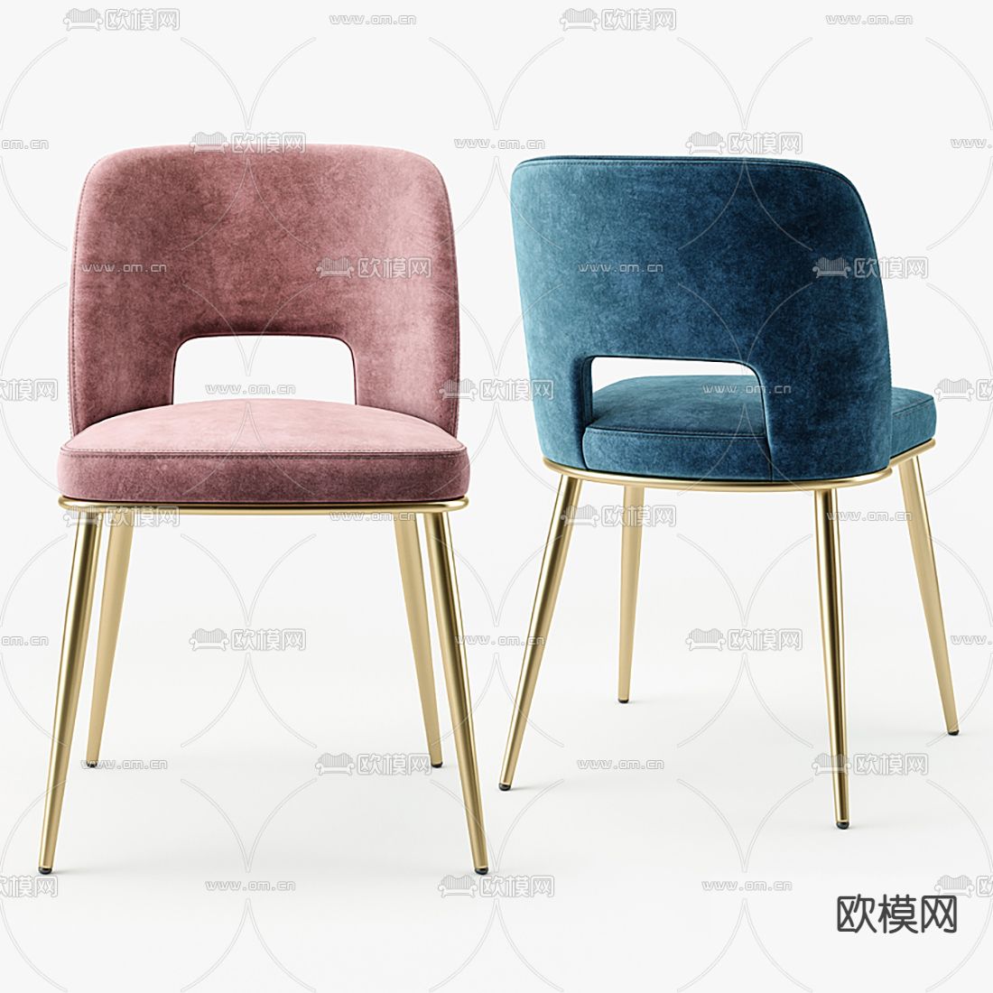 Calligaris 现代布艺单椅3d模型下载（渲染图3）