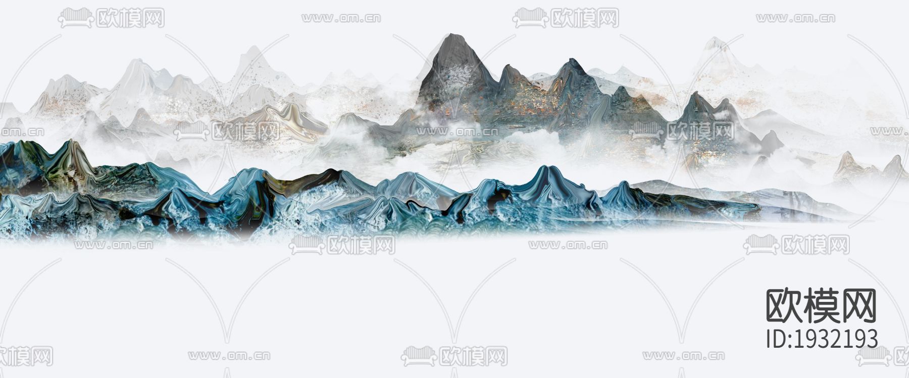 山水装饰画下载