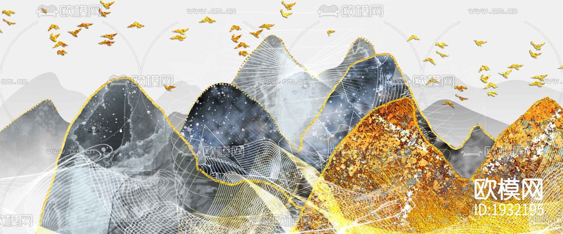 山水装饰画下载