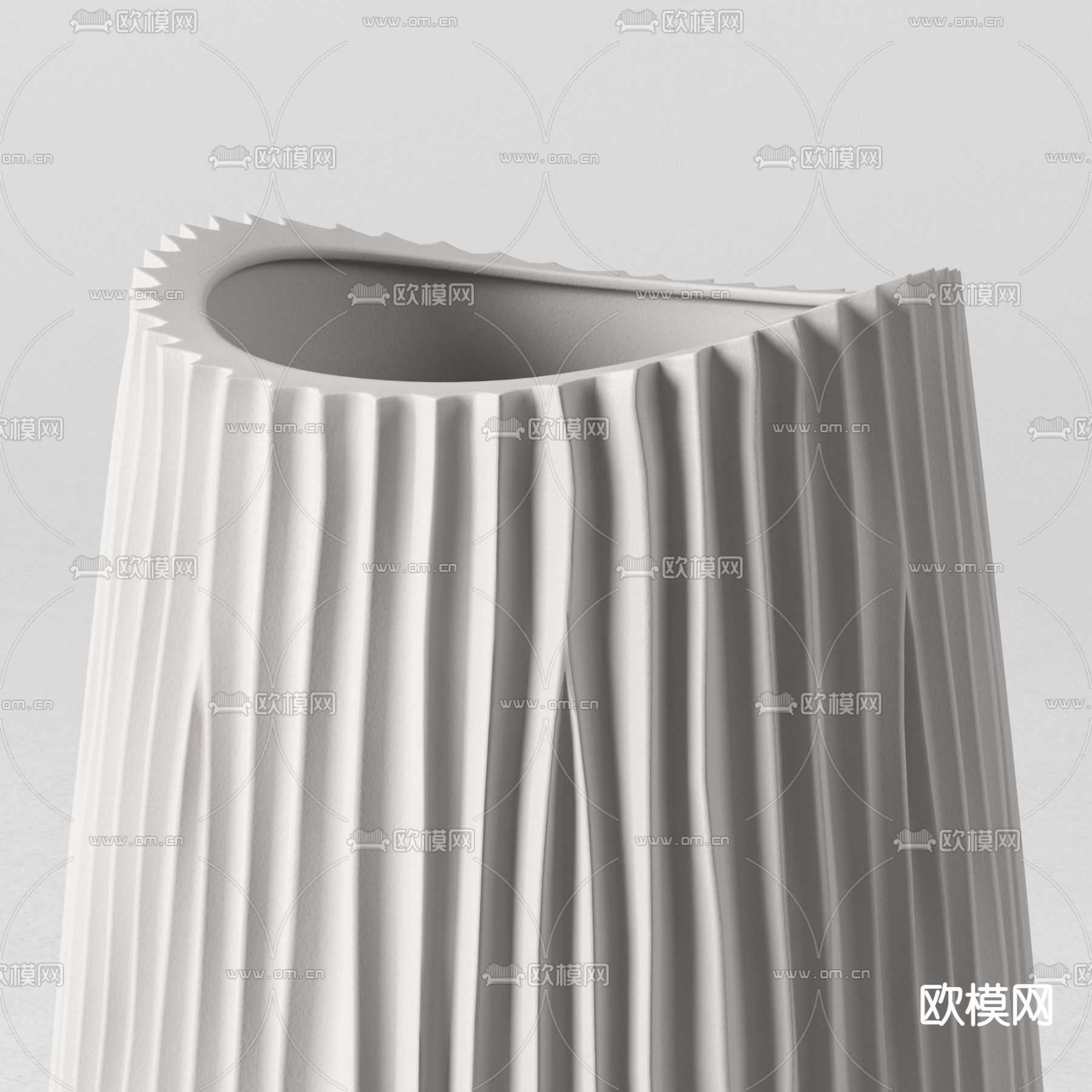 现代花瓶陶瓷器皿3d模型