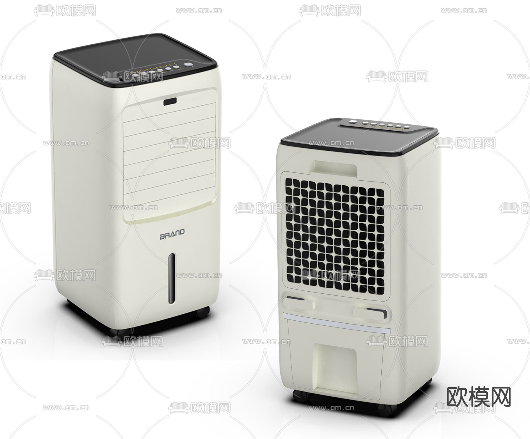 现代移动空调3d模型下载