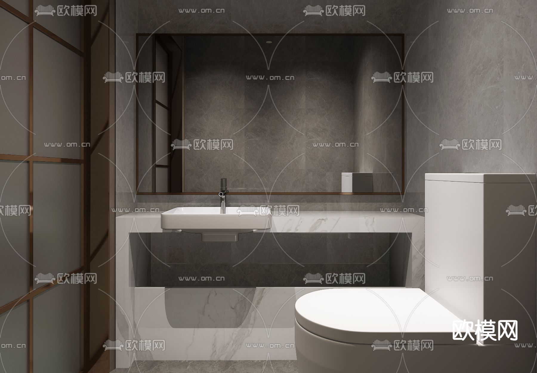 现代足疗包间免费3d模型下载（渲染图7）