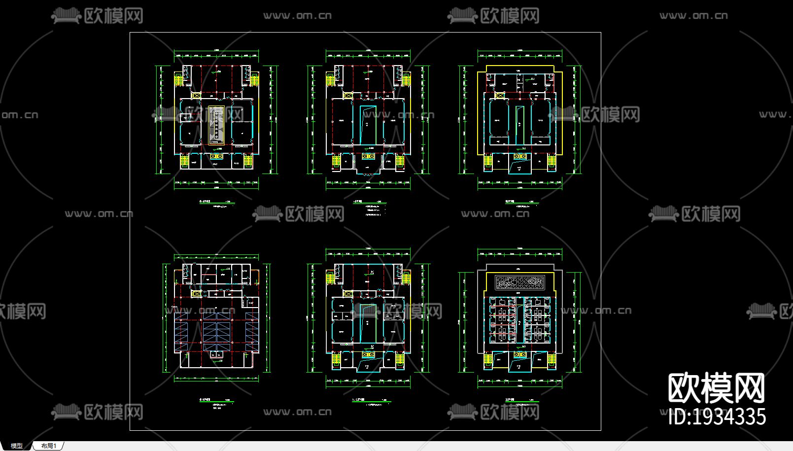 安乐堂cad施工图下载（渲染图3）