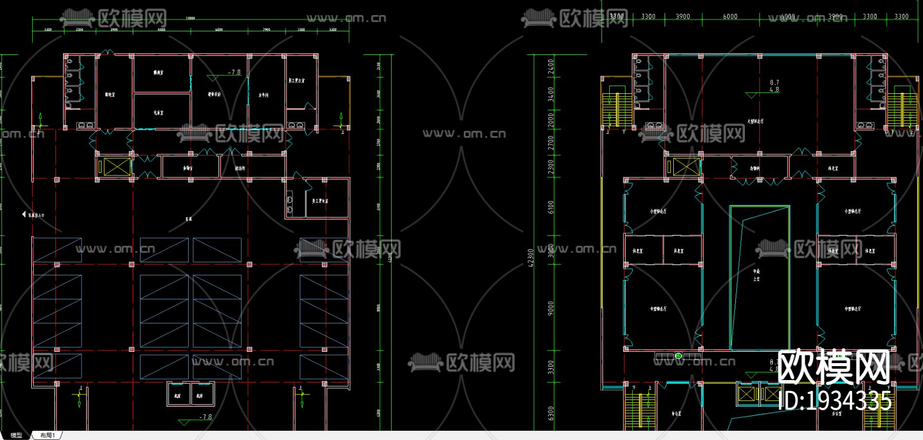 安乐堂cad施工图下载（渲染图1）