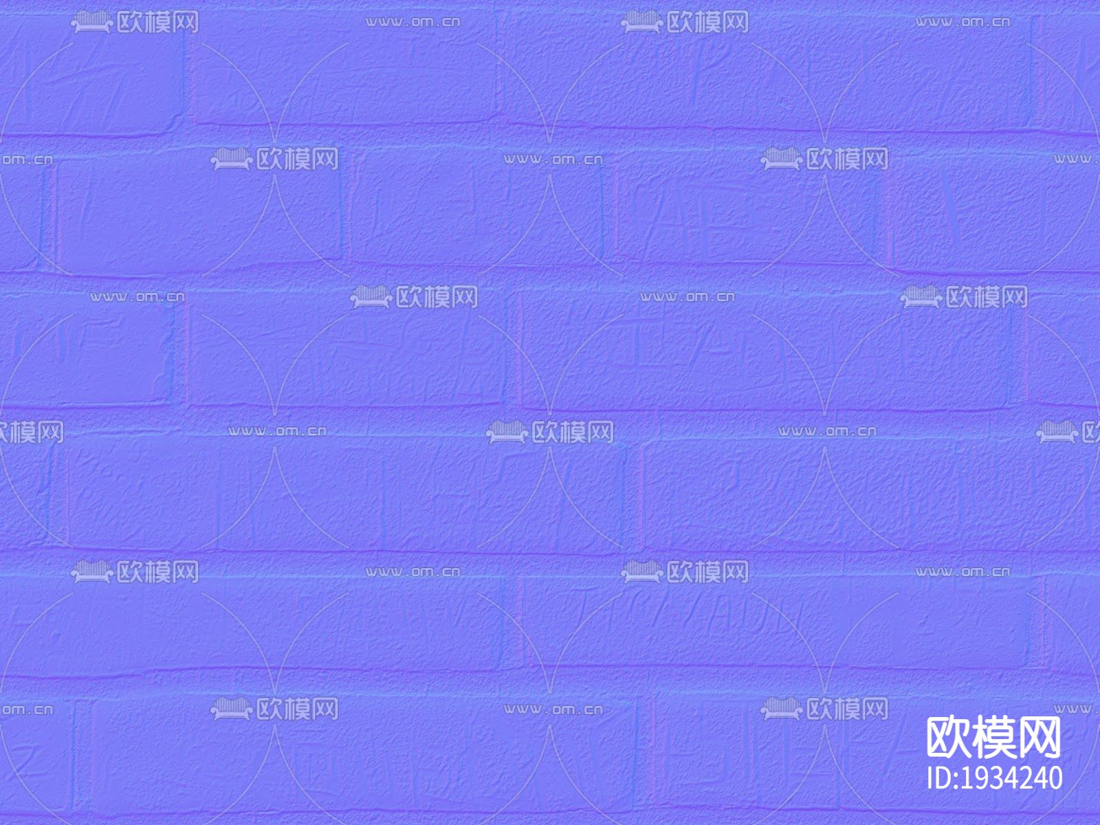 工字拼接墙砖法线贴图下载