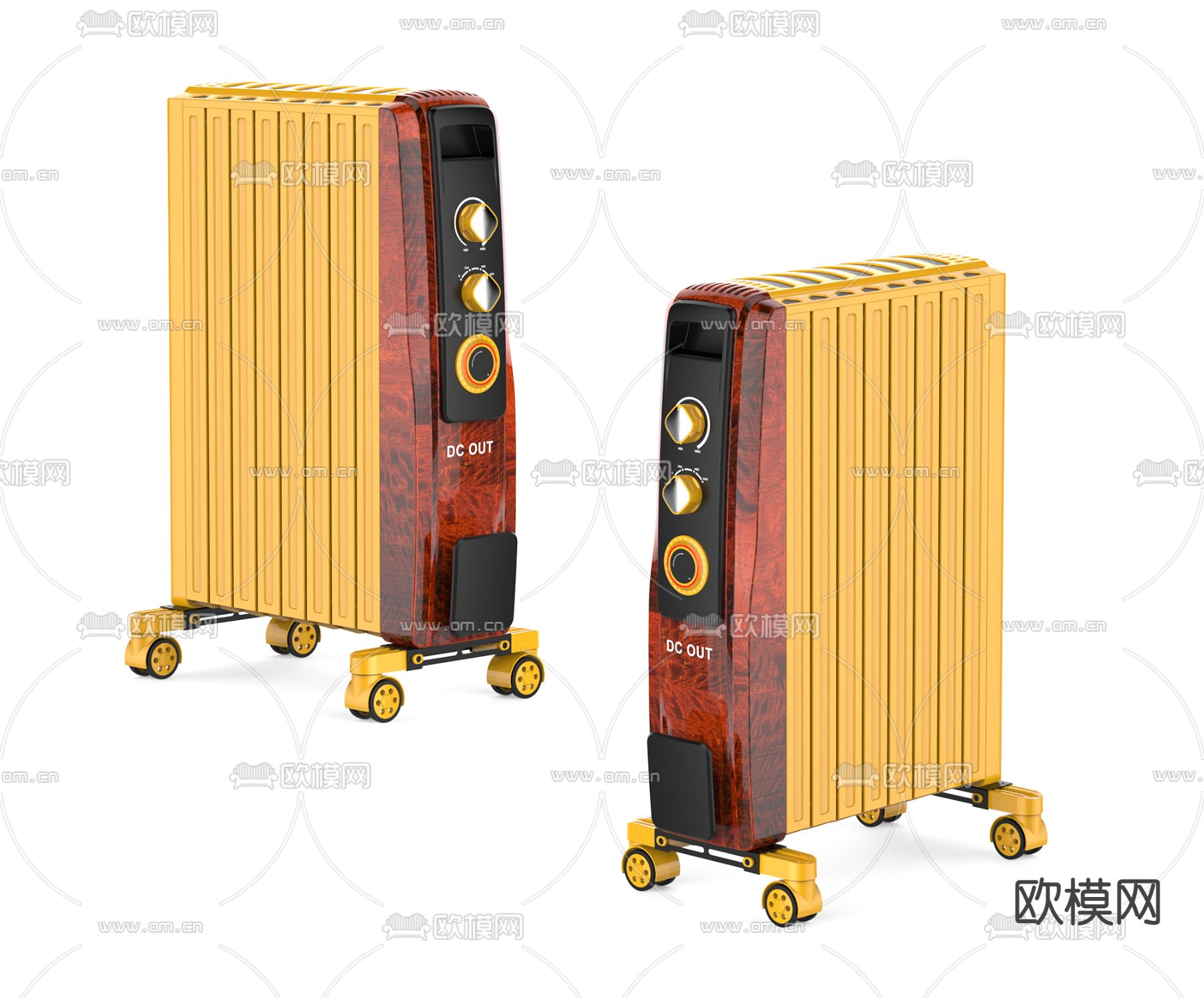 现代取暖器3d模型下载