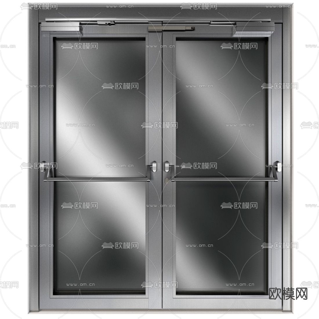现代防火门消防门3d模型下载（渲染图2）