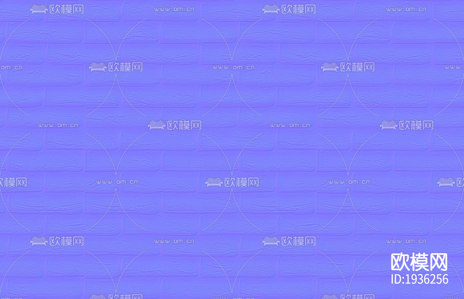 工字拼接墙砖法线贴图下载