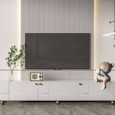 现代电视柜su模型