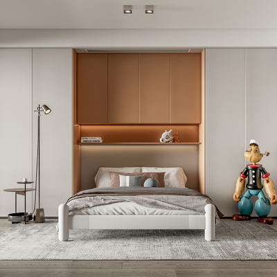 现代卧室儿童房su模型