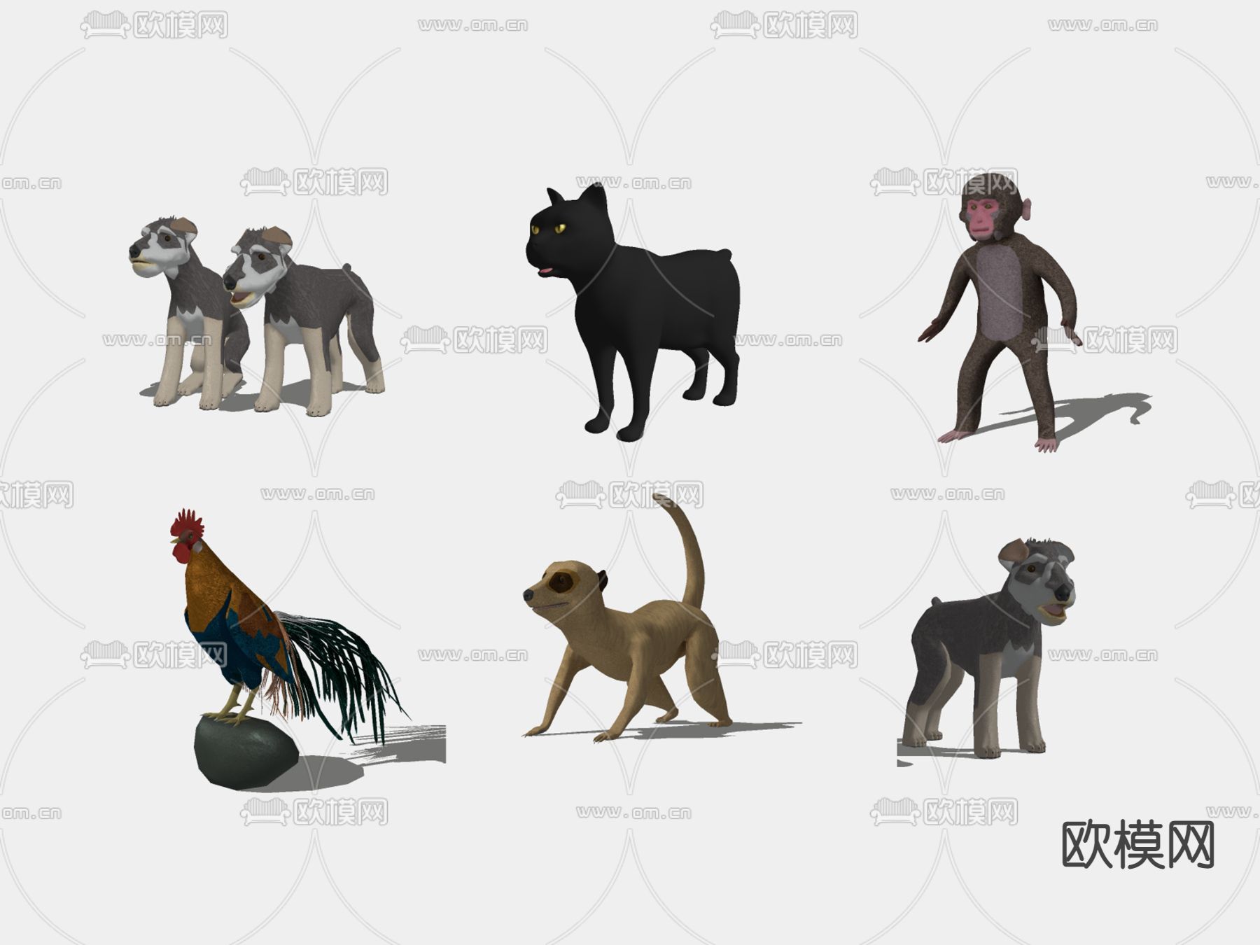 现代动物su模型下载