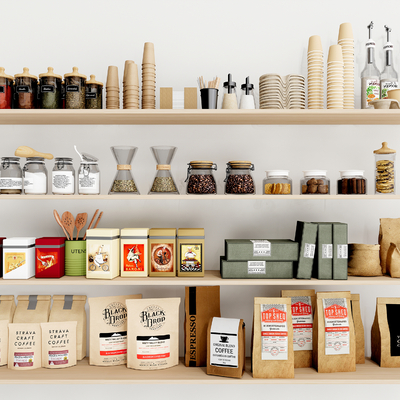  现代食物调料su模型 