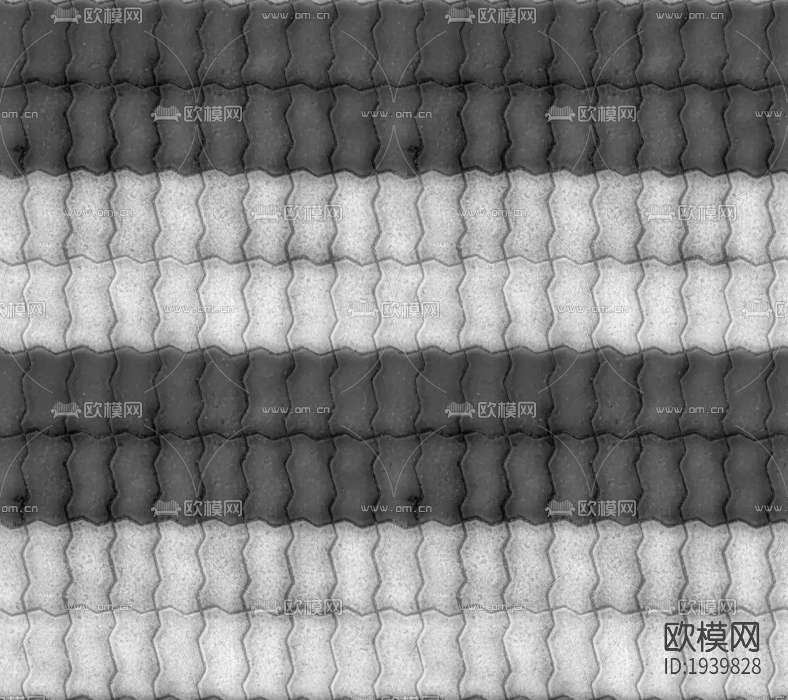 波浪纹砖墙下载