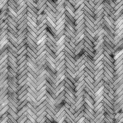  人字形拼接砖墙 