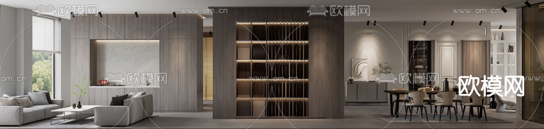 现代家居专卖店3d模型下载（渲染图3）