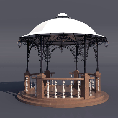 亭子凉亭免费3d模型