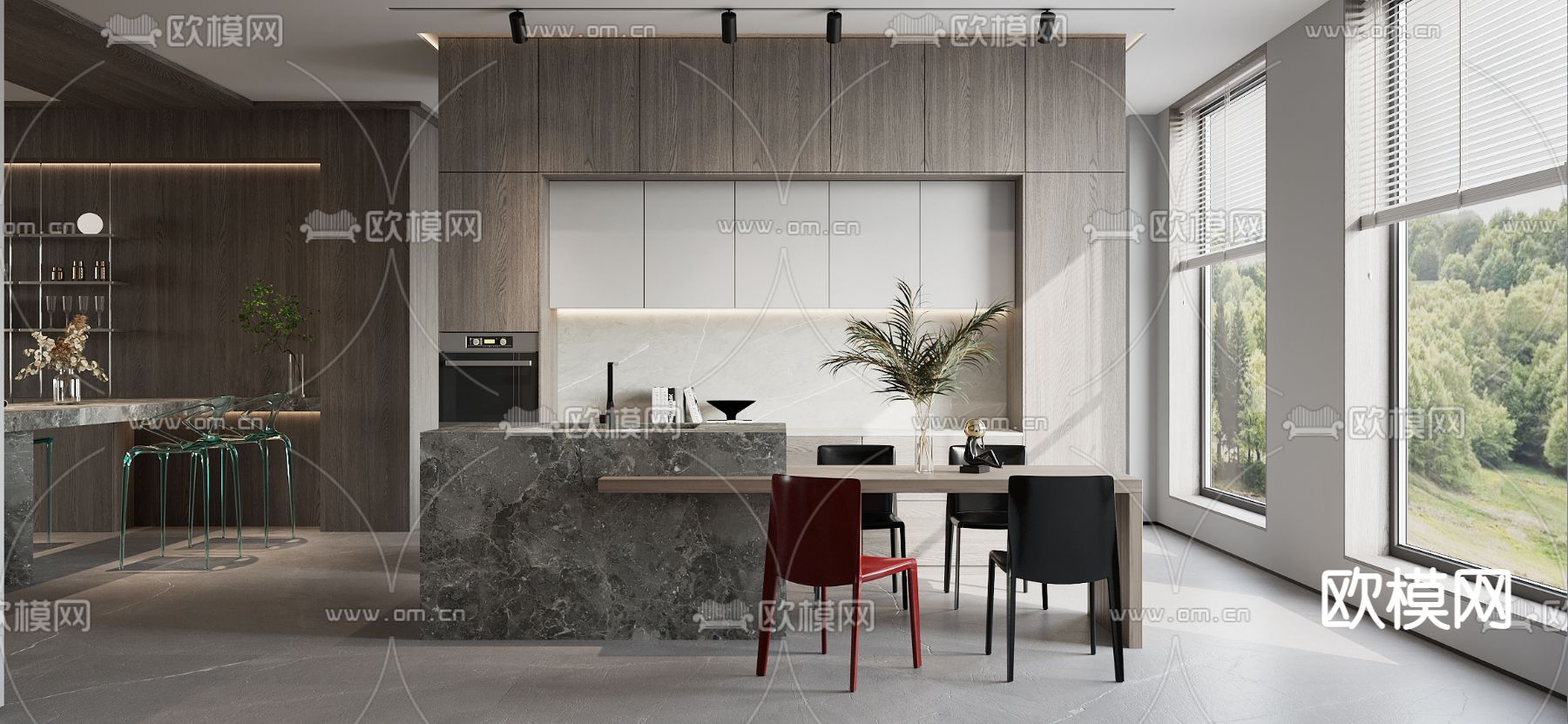 现代家居专卖店3d模型下载（渲染图1）