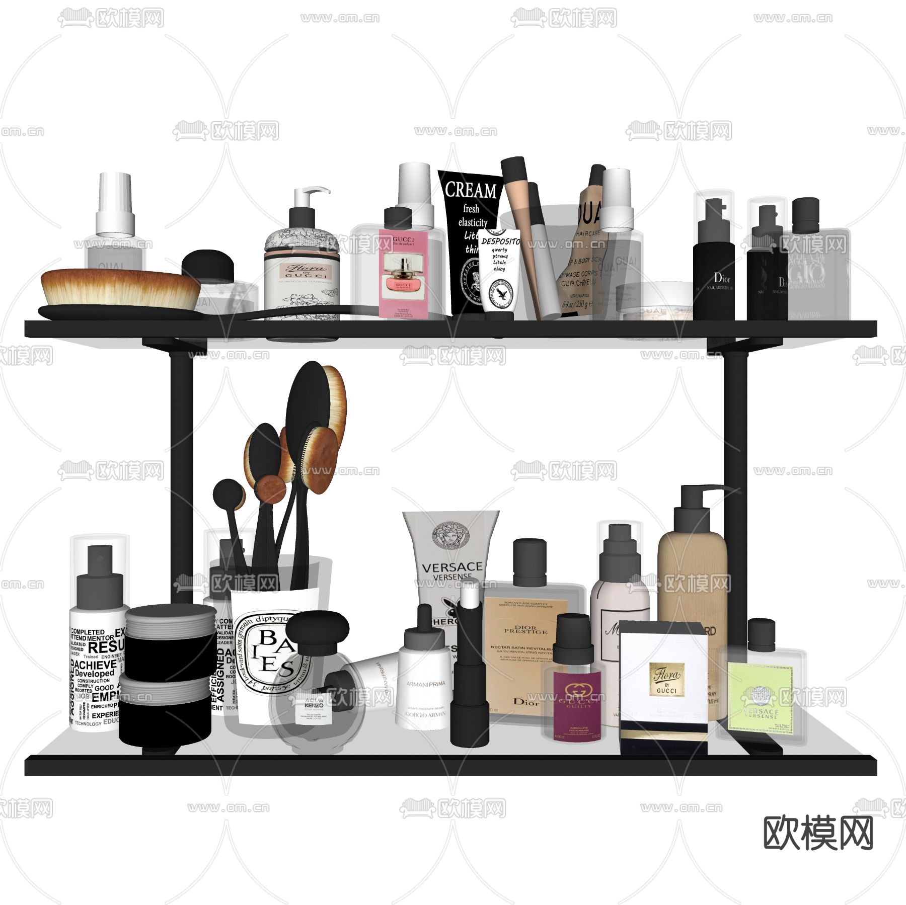 现代化妆品su模型下载（渲染图2）