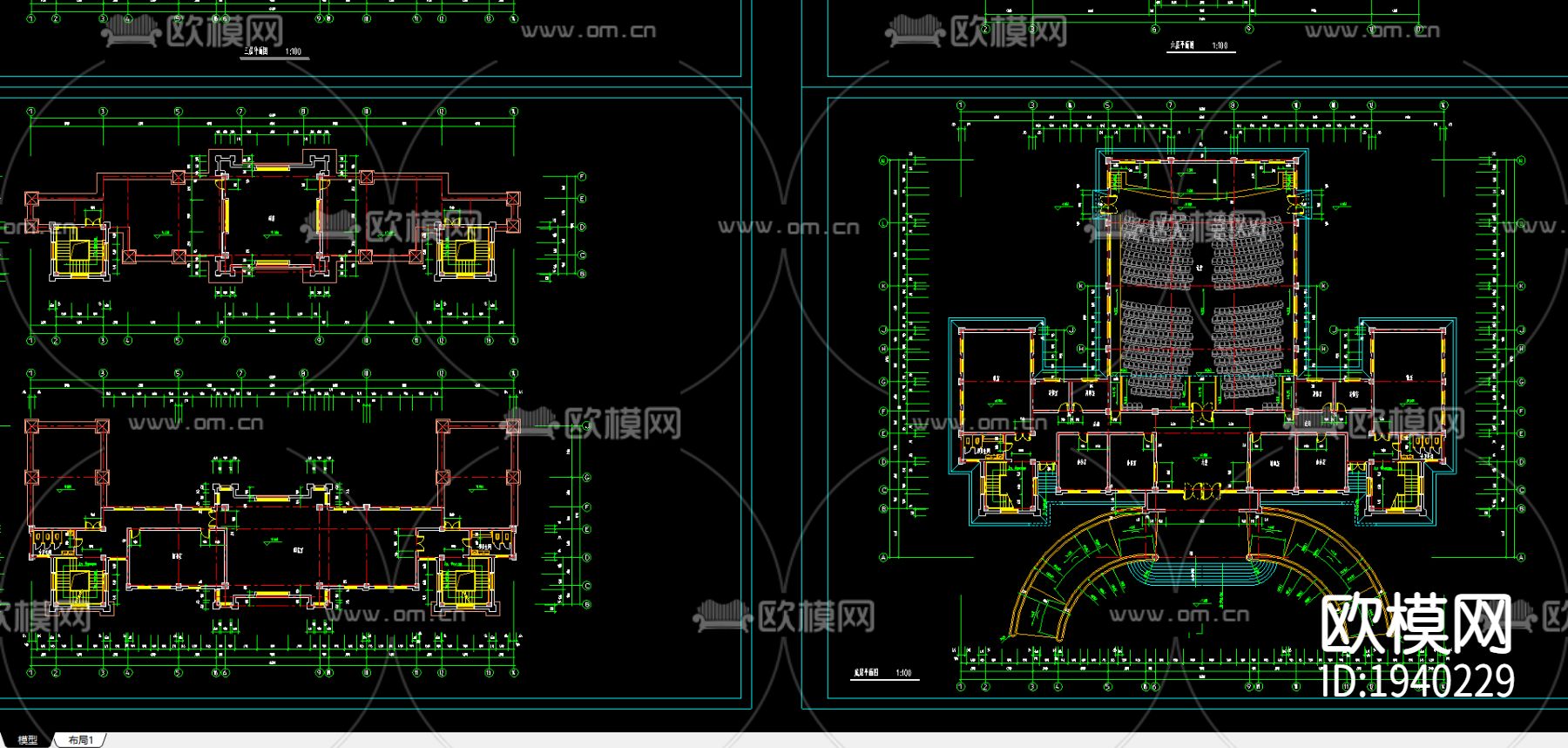 圣经学校建筑施工图下载（渲染图2）