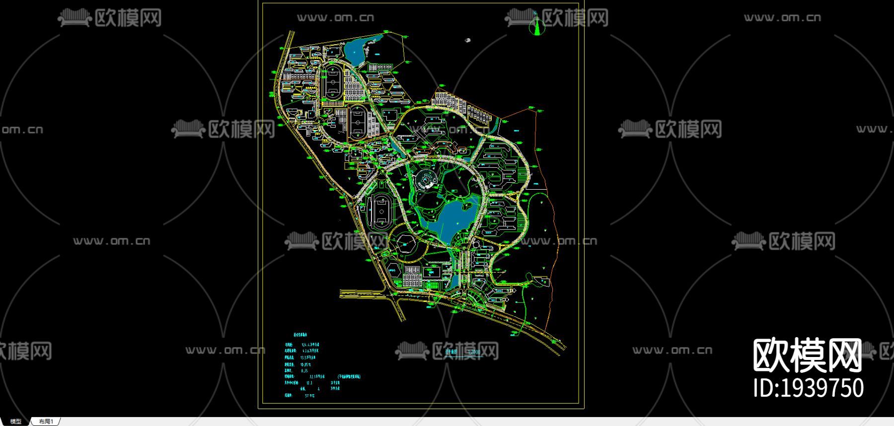 某校区总平面图下载