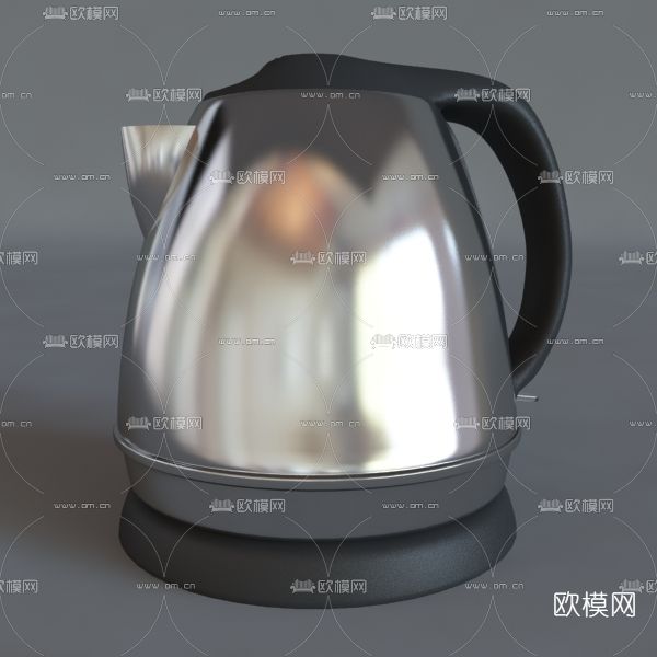 现代烧水壶免费3d模型下载