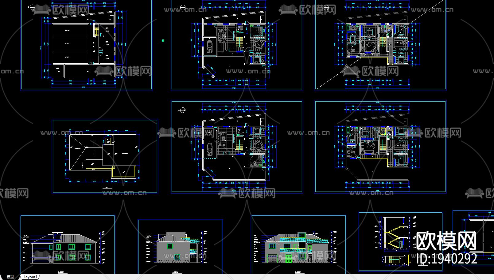 农村住宅旧房改造下载（渲染图2）