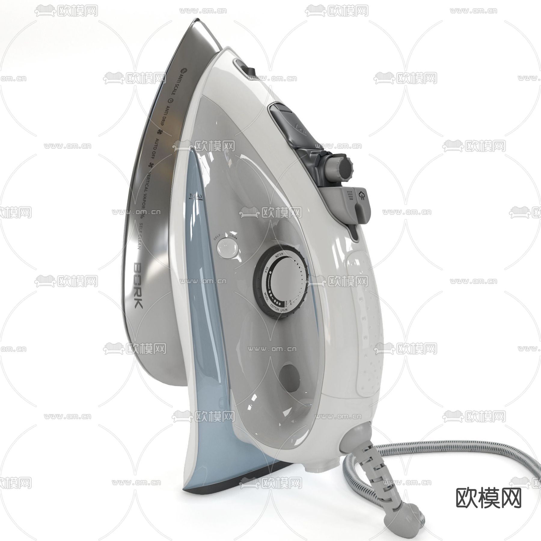 现代电器熨斗3d模型下载（渲染图3）