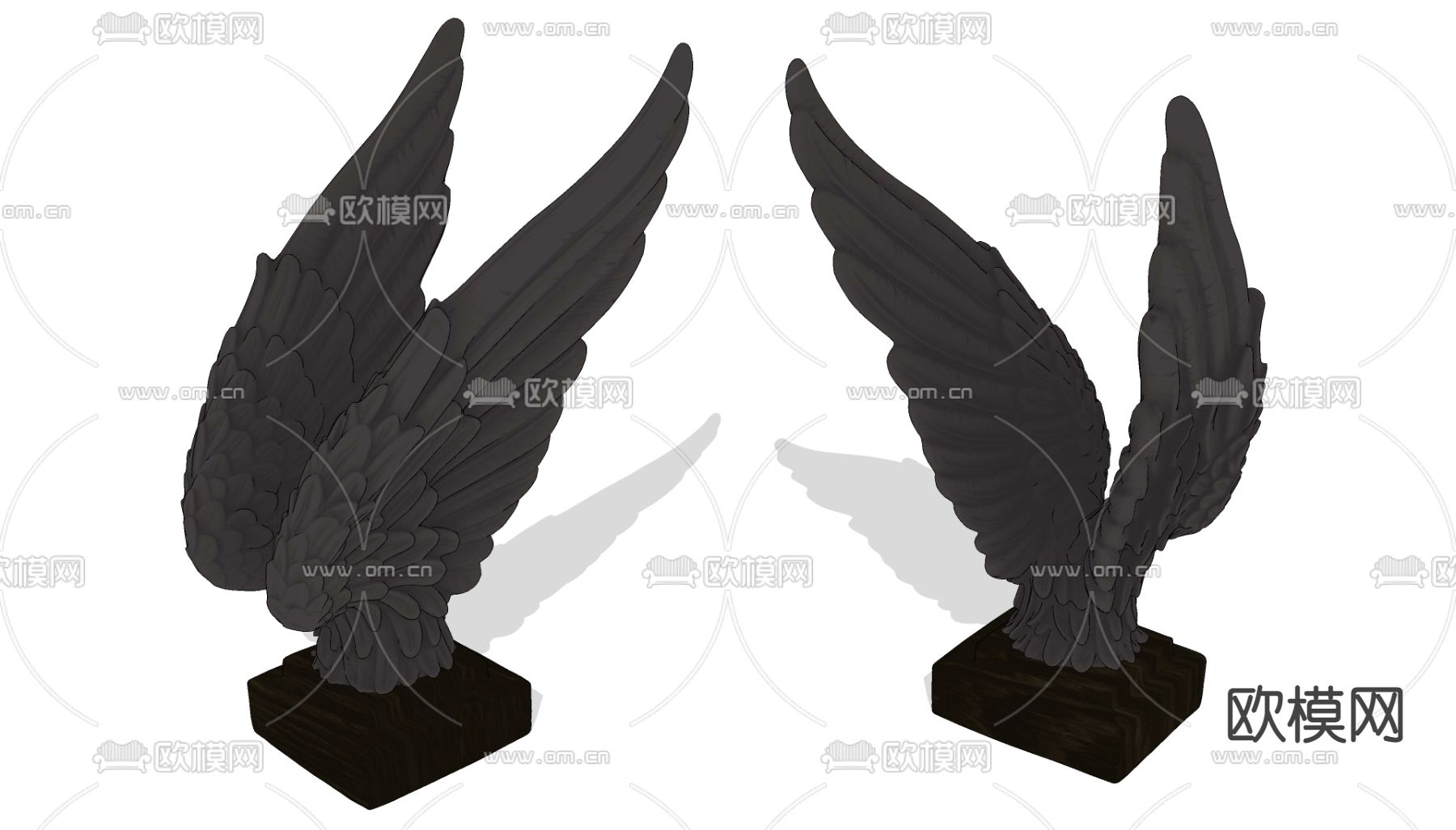 现代工艺品雕刻su模型下载