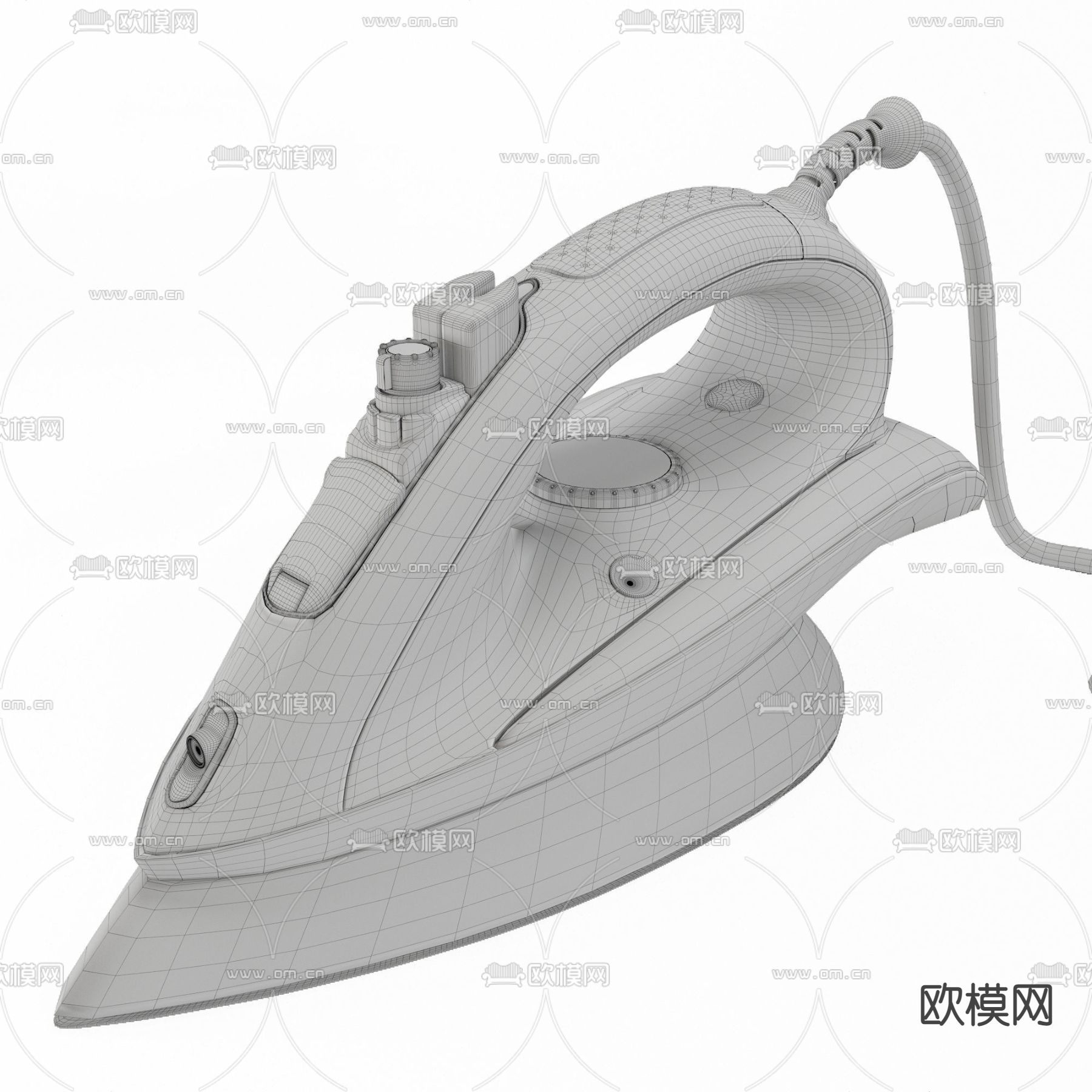 现代电器熨斗3d模型下载（渲染图4）