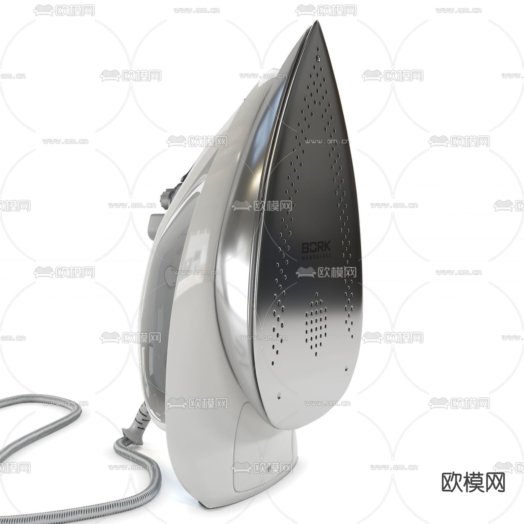 现代电器熨斗3d模型下载（渲染图2）