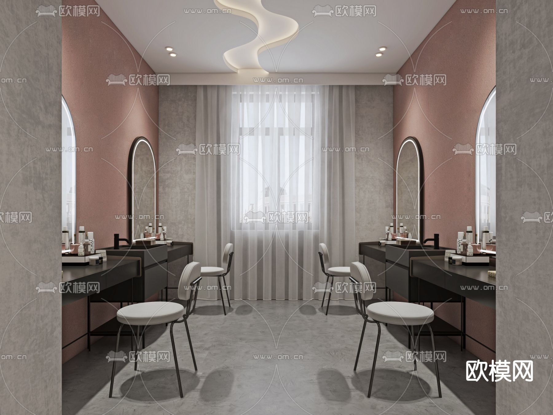 现代婚纱店3d模型下载（渲染图3）