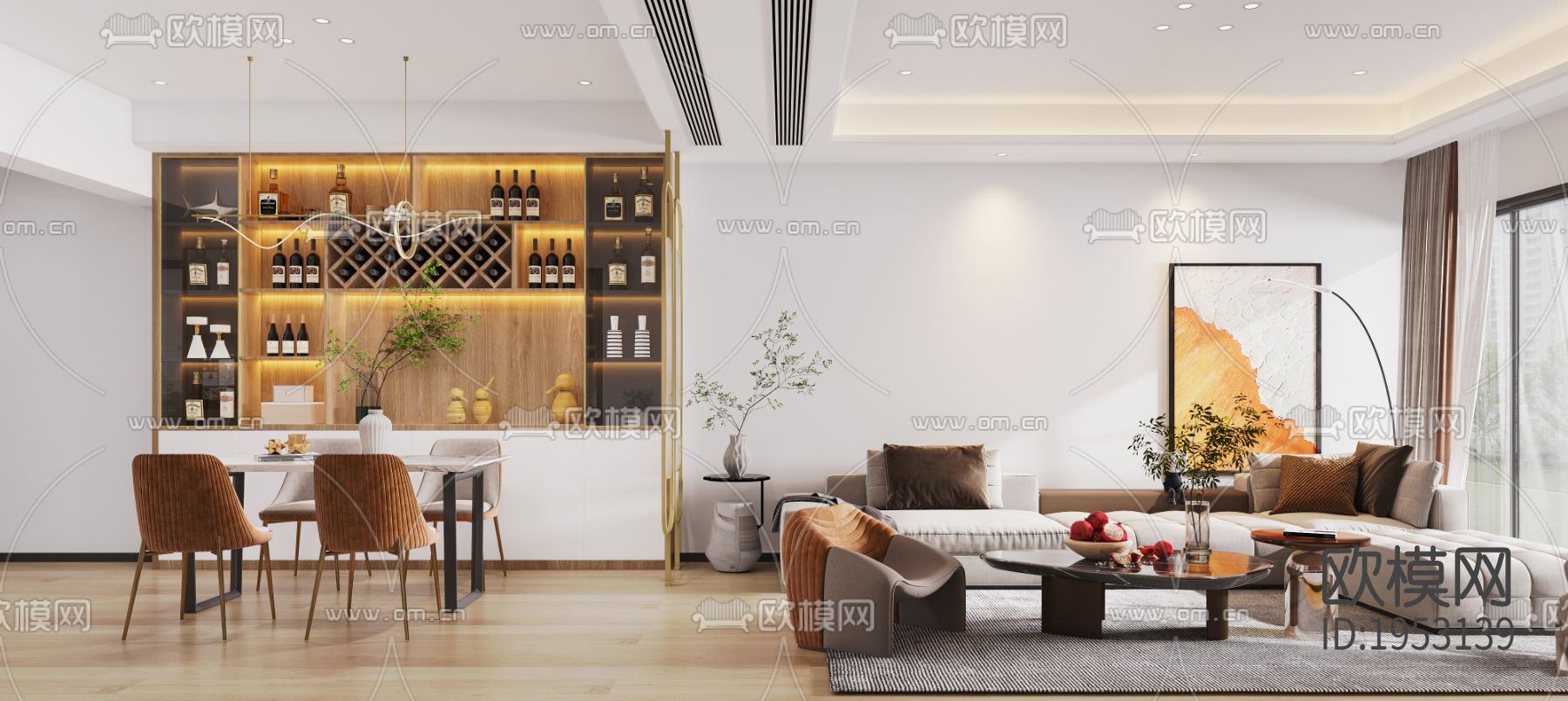 家装cad施工图下载（渲染图2）