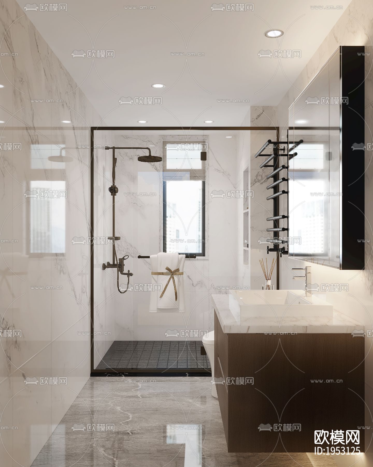 家装cad施工图下载（渲染图2）