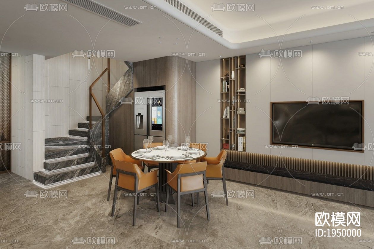 家装cad施工图下载（渲染图3）