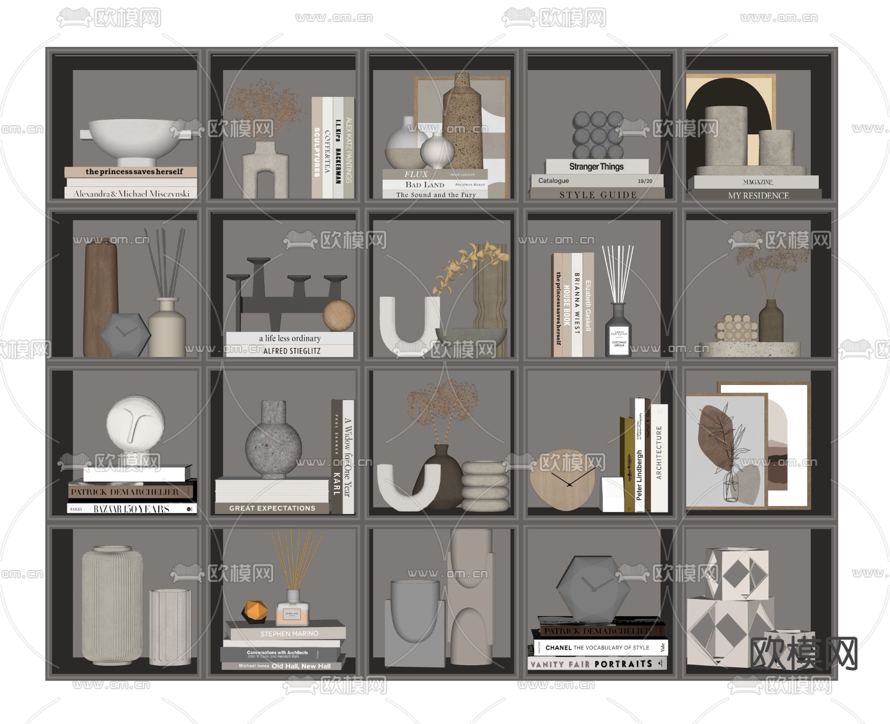 现代轻奢摆件su模型下载（渲染图2）