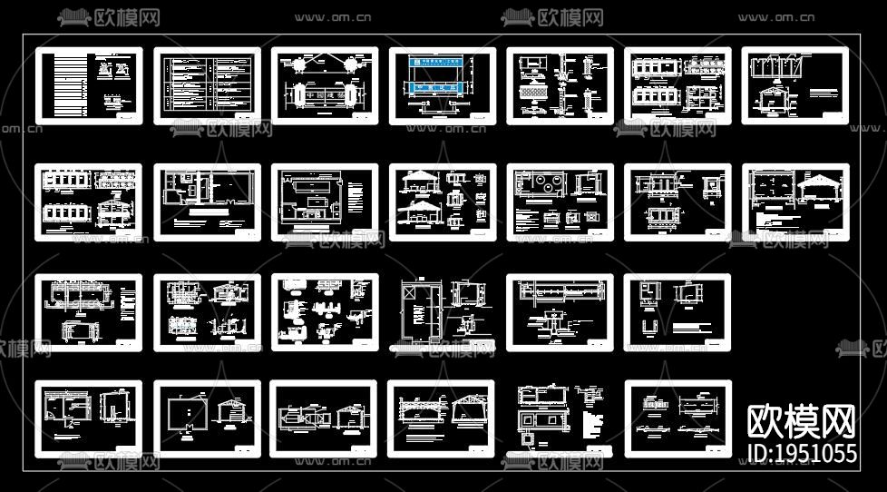 临建活动房cad图纸下载（渲染图10）