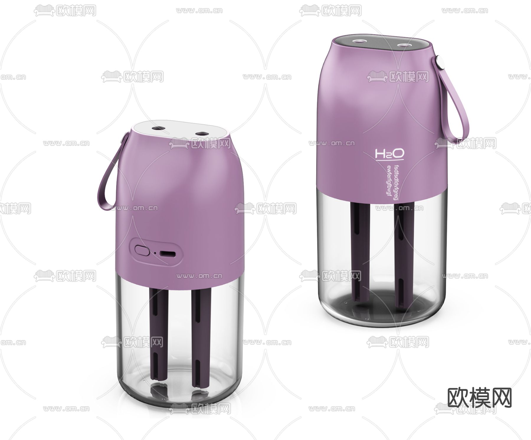 现代桌面加湿器3d模型下载