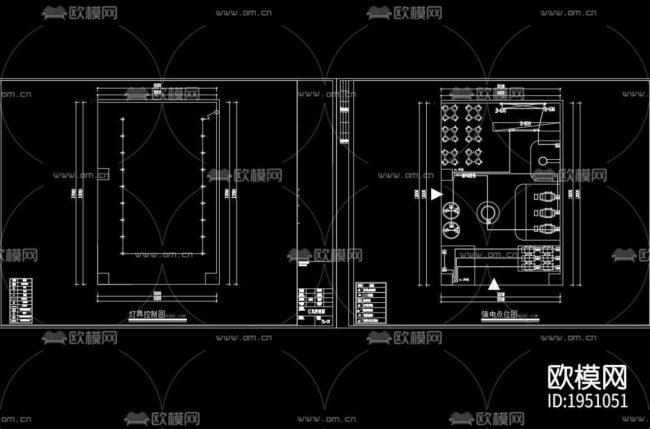 展厅设计方案cad施工图下载（渲染图5）
