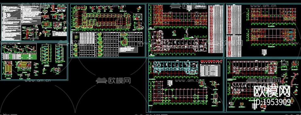 歐式建筑CAD施工圖下載(渲染圖6)