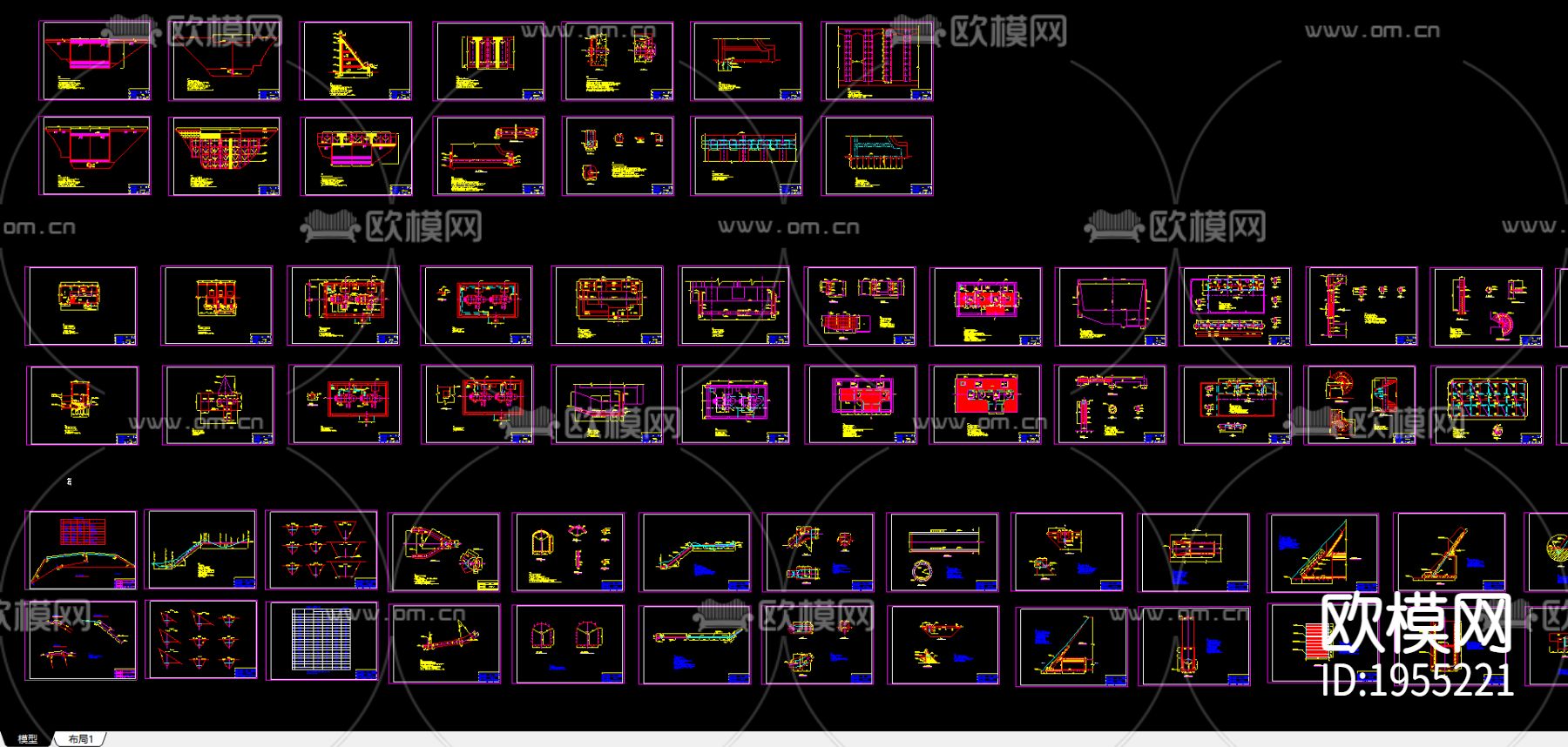 电站cad施工图下载（渲染图3）