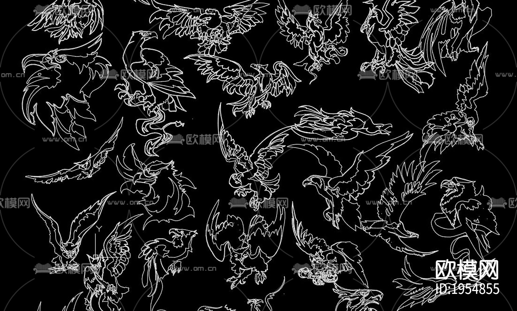 老鹰cad图块下载（渲染图2）