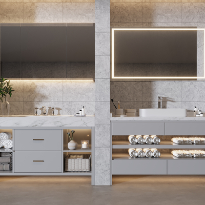  现代洗手台su模型 