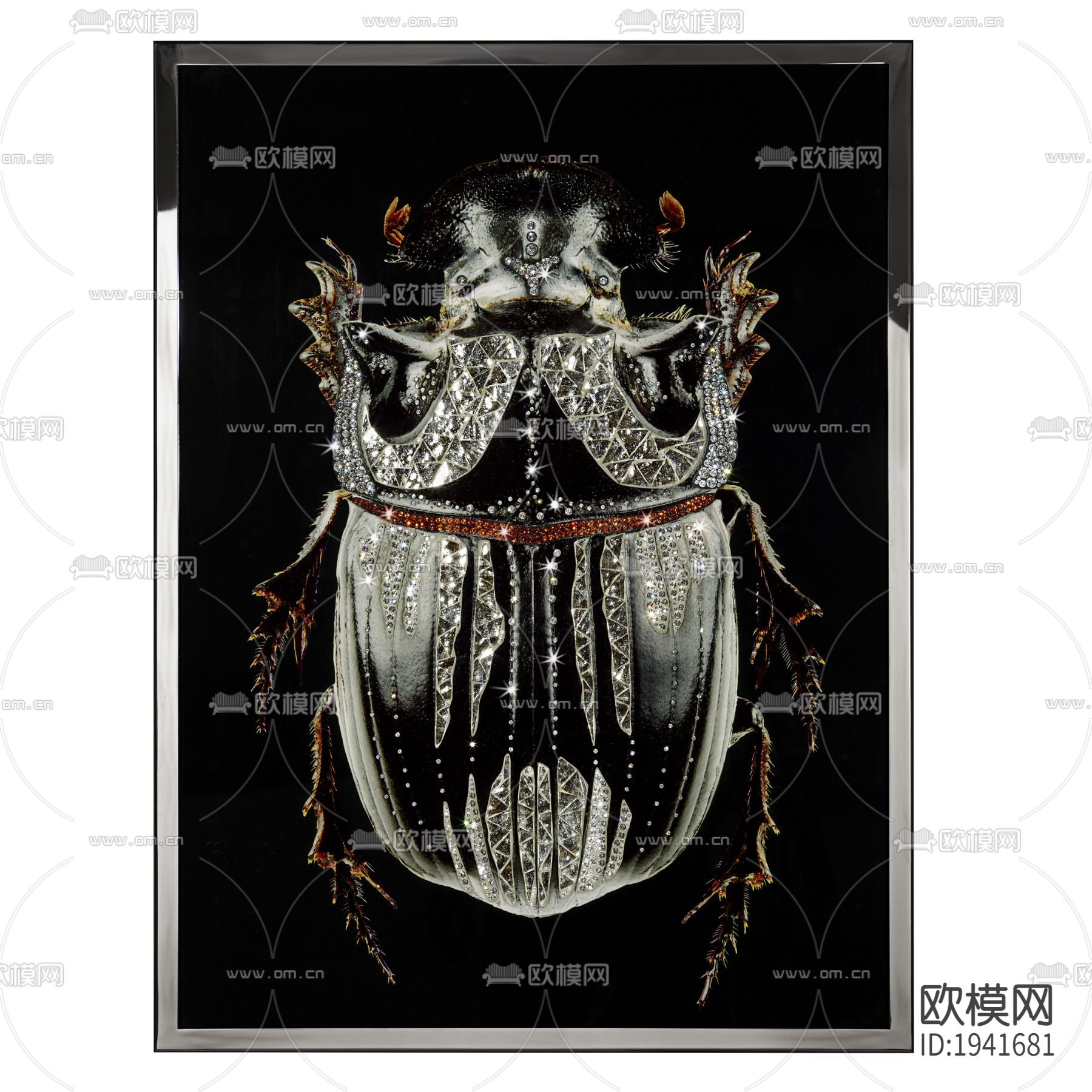 甲壳虫装饰画下载（渲染图4）