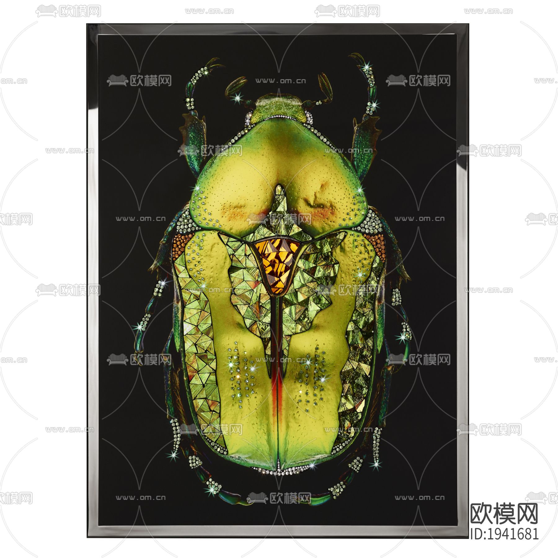 甲壳虫装饰画下载（渲染图5）