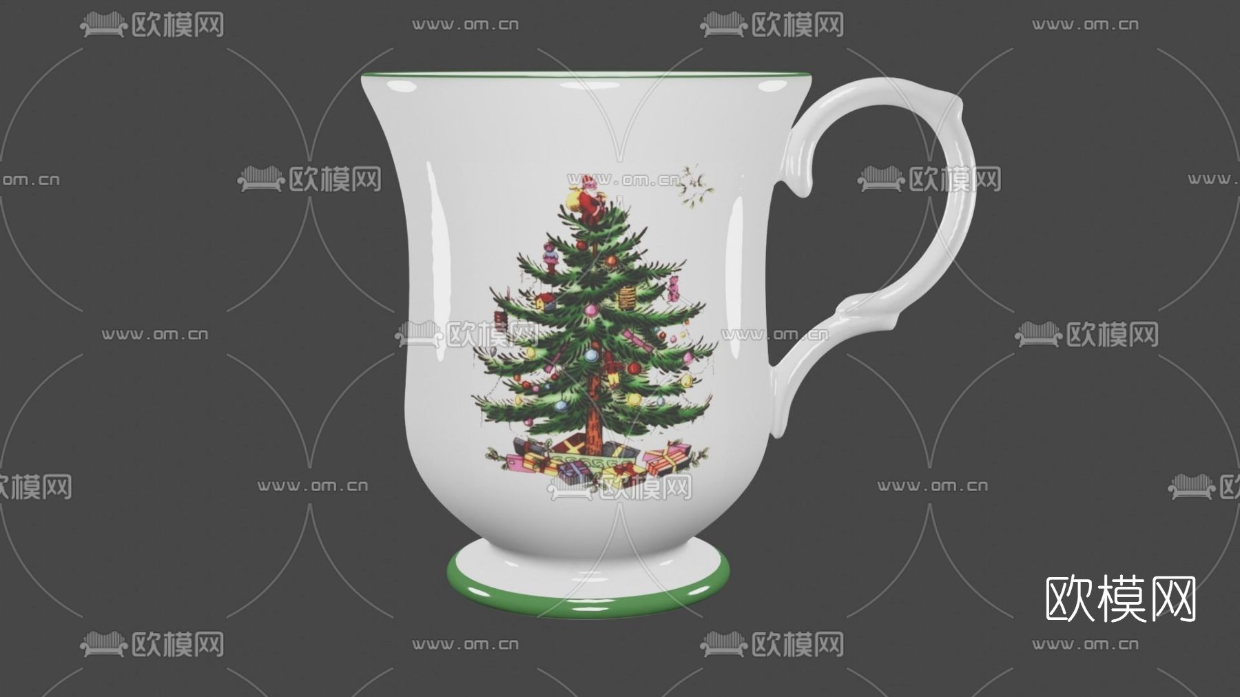 简欧杯子免费3d模型下载