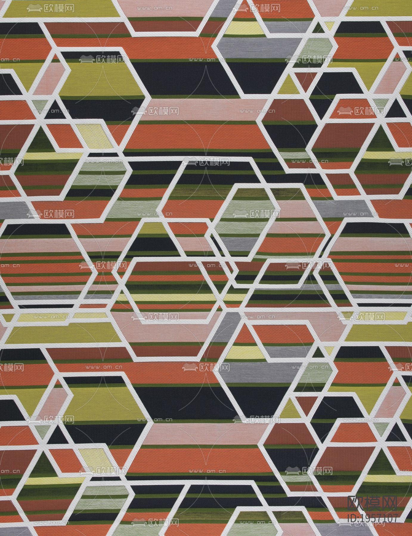 几何花纹布料下载