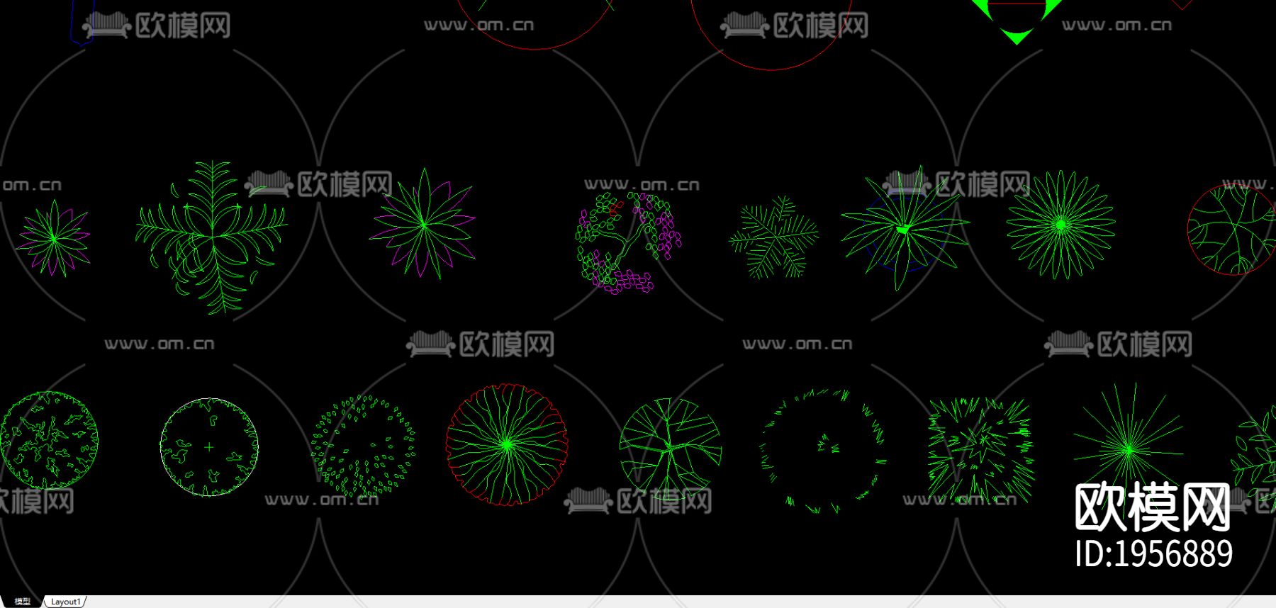地面雕花cad图库下载（渲染图1）