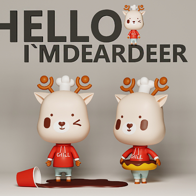  现代玩具公仔su模型 