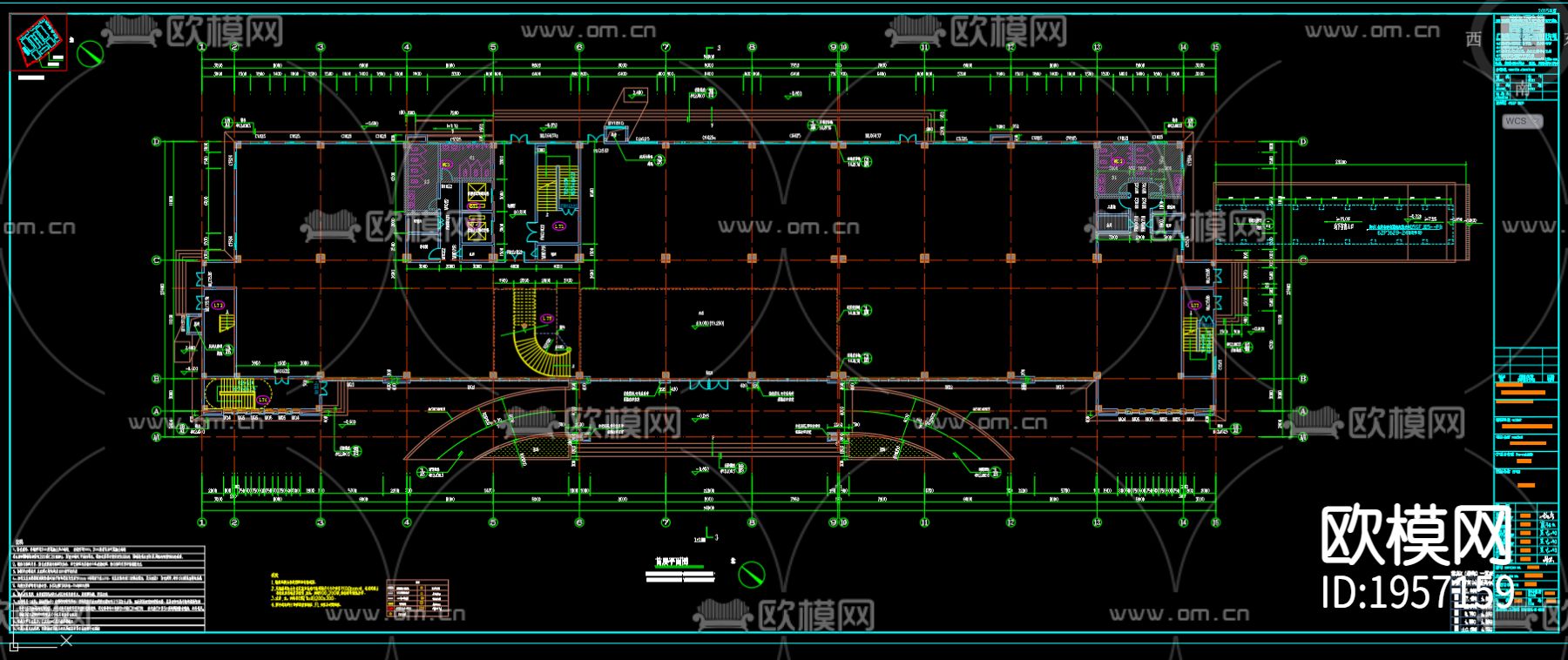 广东萨米特陶瓷总部大楼专业建筑图下载（渲染图2）